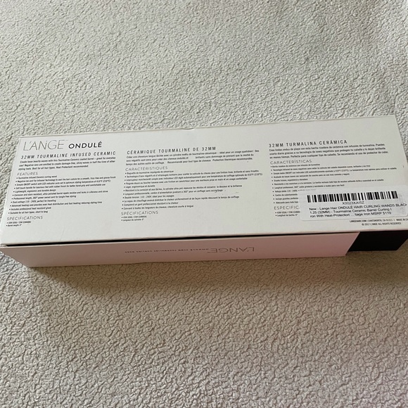 Ondulè White 32mm Tourmaline Curling Wand - Picture 2 of 3